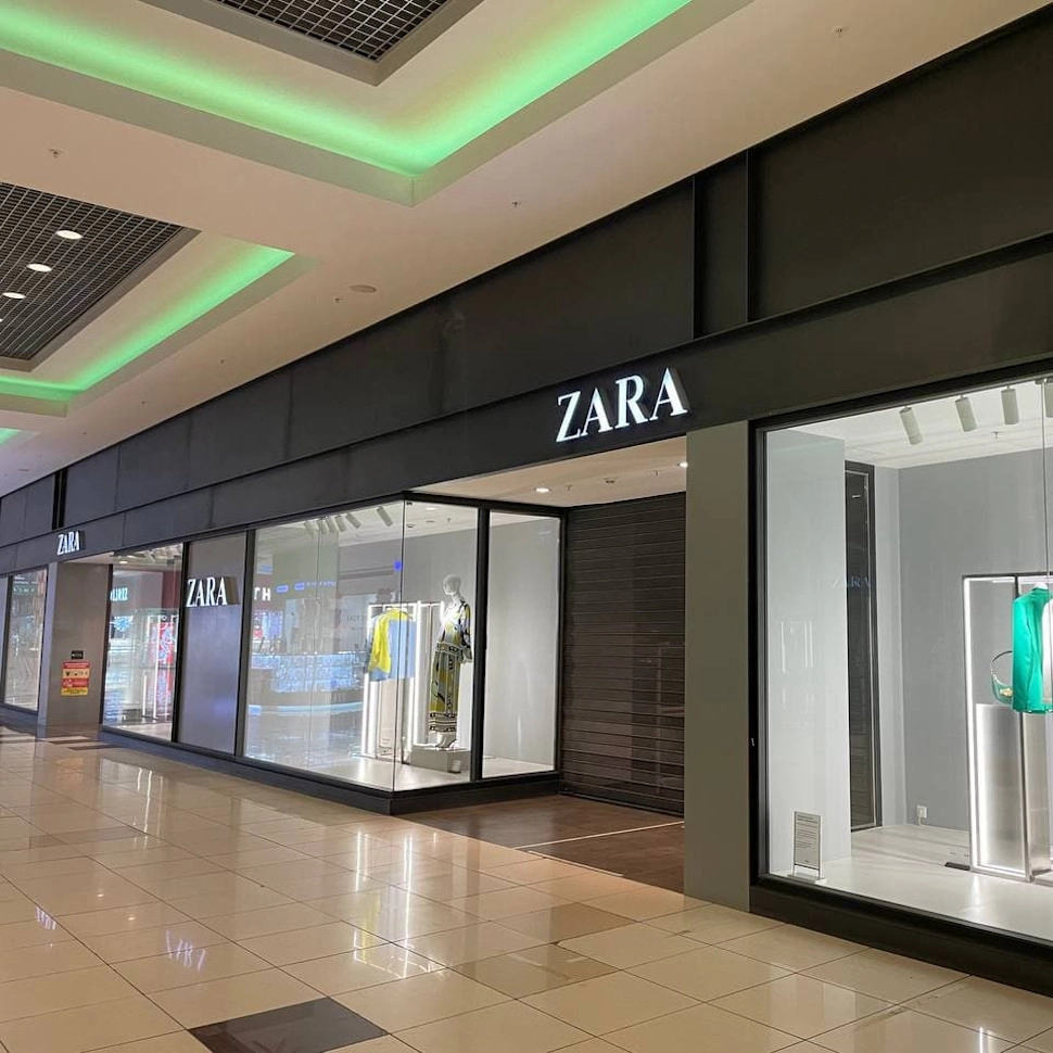 вентиляция в помещении модного бутика ZARA
