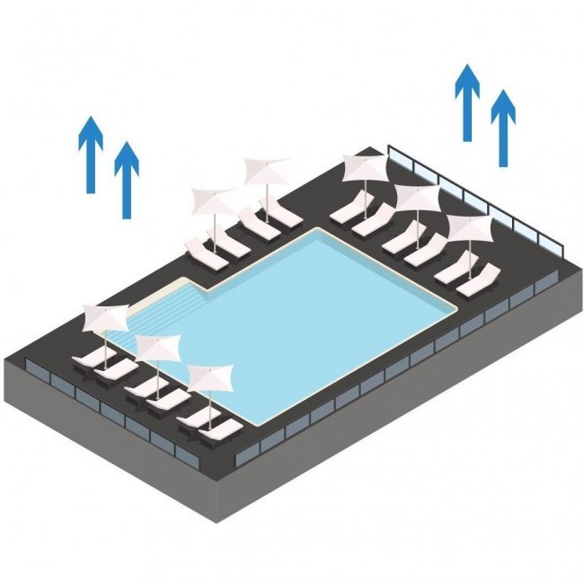 Вытяжка в бассейне